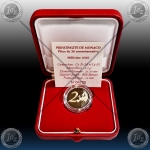 2 EVRO MONAKO 2020 (Prince Honoré III) PP/PROOF